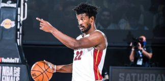 Butler histórico y el Heat vence a Lakers para obligar al juego 6. Jimmy Butler del Miami Heat