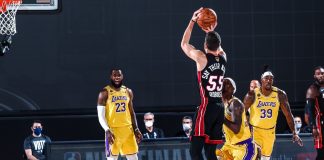 Lakers a un juego de ganar el campeonato de la NBA. Lakers contra Heat
