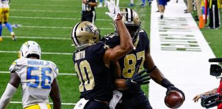 Chargers fiel a su estilo terminó perdiendo. Santos ganan a Chargers.