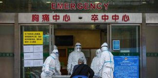 Hace un año se detectó el primer paciente con Covid19. Hospital en Wuhan, China.