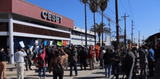 Manifestación en CESPT por ‘recibos locos’.