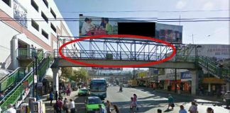 Peaton responsable debe pagar los daños en caso de accidente. Gente que no utiliza el puente peatonal. Diario Correo.