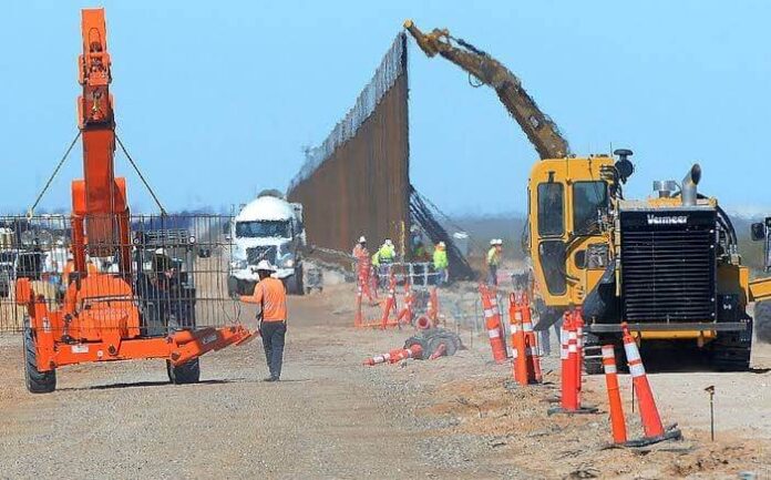 Contrucción del llamado muro de Trump