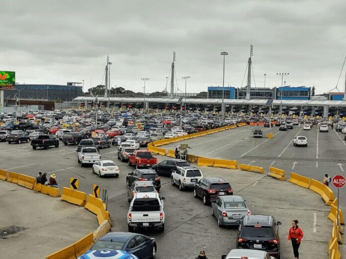 Garita de San Ysidro entre México y Estados Unidos