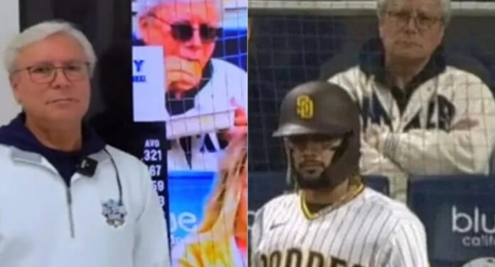 Jaime Bonilla causó polémica por asistir a un juego de los Padres