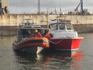 La unidad utilizada en el rescate fue una tipo Defender