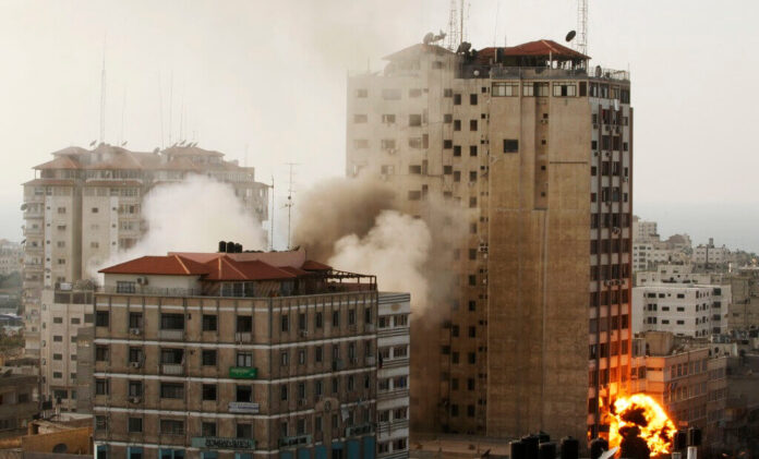 Bombardeos en Gaza e Israel