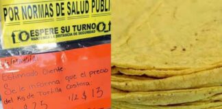 Tortillerías de Tijuana suben hasta 25 pesos el kilo. Kilo de tortillas a 25 pesos en Tijuana