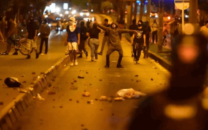 Protestas en el país de Colombia