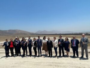 Autoridades presentes en la formalización de la construcción de la garita de Otay II