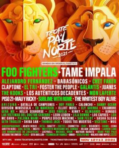 Cartel festival Tecate Pa´l Norte 2021