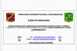 Ejército mexicano pide denunciar