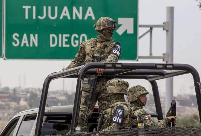Ejército y Guardia Nacional en Tijuana Ejército y Guardia Nacional en Tijuana