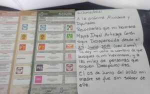 Reclaman desaparecidos en votaciones