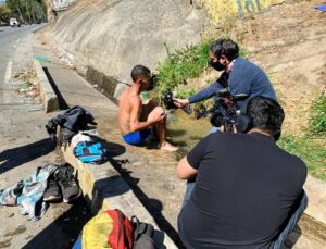 Los llaman los pescadores del río Guaire en Venezuela