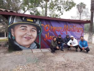 Omar Martínez además de bombero era rapero