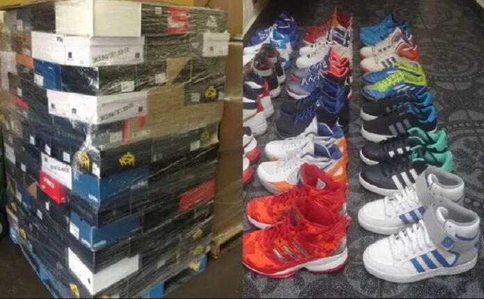 Roban tenis, pero la mayorpia del pie izquierdo