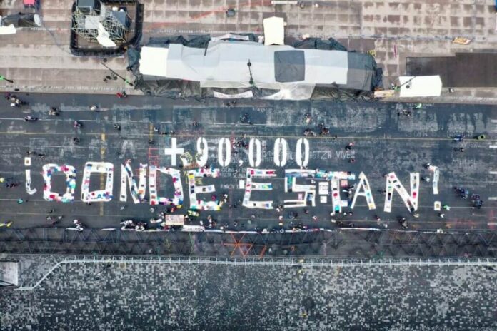 Protesta por desaparecidos en México