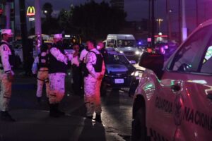 Al lugar llegaron varias otras unidades de guardia nacional