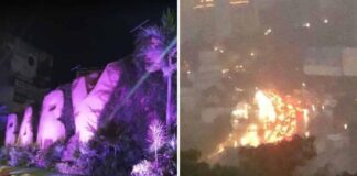 Se incendia la famosa Baby’O de Acapulco; pudo ser intencional. Baby O de Acapulco se incendia