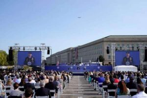Ceremonia conmemorativa por el 11 de septiembre 2001
