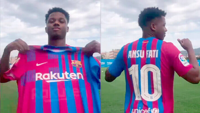 El heredero del 10 en Barcelona es Ansu Fati