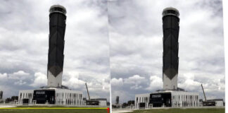 Torre de Control de Santa Lucía está inclinada explica arquitecto. Fotografía compartida por el mismo arquitecto en sus redes