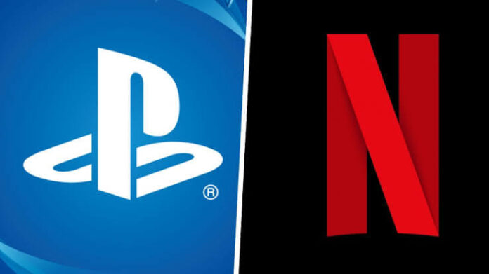Logos de Play Station y Netflix