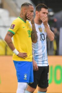 Neymar Jr y Lionel Messi