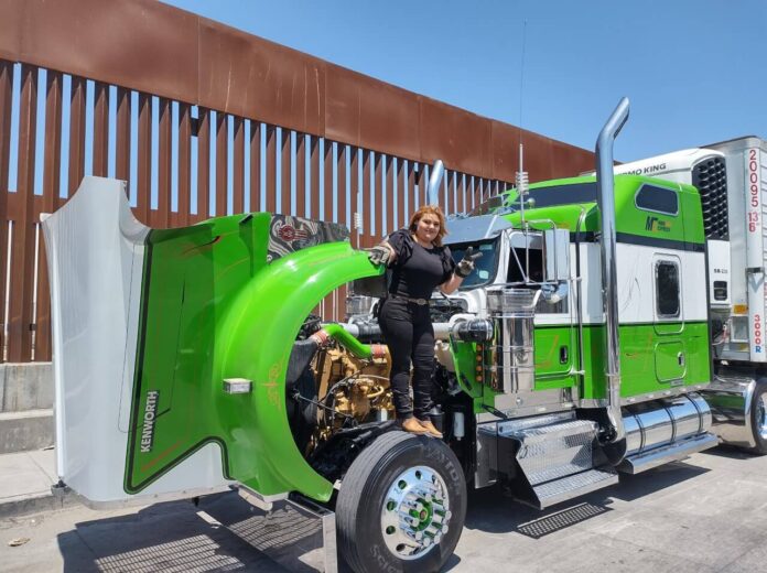 Trailera en la ciudad de Tijuana, Jackeline Hernández
