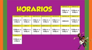 Horarios de los recorridos en London Bridge Institute