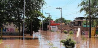 Huracán Pamela dejó más de 9 mil damnificados en Nayarit. Inundaciones por huracán
