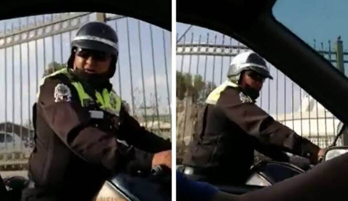 Critican a policía mexicano por insultar a automovilista