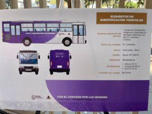 Nuevo sistema de transporte para mujeres en Tijuana