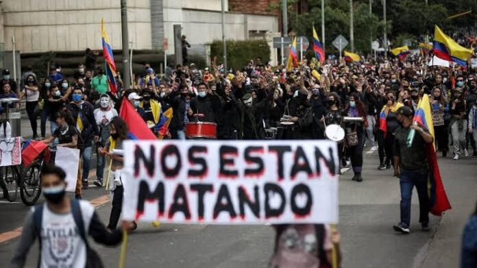 Protestas en Colombia por masacres
