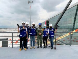 Recorrido durante las obras del nuevo aeropuerto