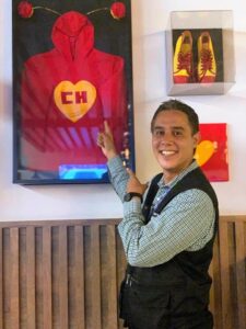 En el restaurante hay recuerdos de todos los personajes de Chespirito