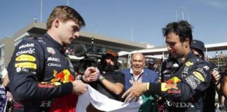 Max Verstappen sigue alabando a “Checo” Pérez. Max Verstappen y Checo Pérez