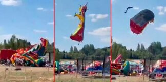 Mueren 5 niños al volar un castillo inflable en Australia. Mueren 5 niños al volar castillo inflable