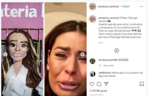 Piñatería Ramírez dedico una a Galilea Montijo