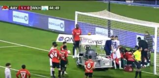 VIDEO: Futbolista sufrió infarto en partido y se desplomó. Futbolista sufre infarto
