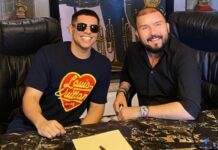 Grupo Firme y Banda el Recodo confirmaron colaboración juntos. Eduin Caz de Grupo Firme y Poncho Lizárraga de Banda El Recodo