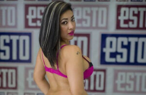 Michelle Simón, conductora de deportes