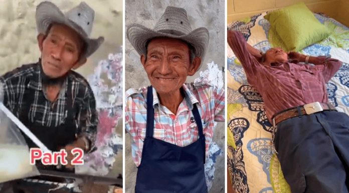 Regalan casa al señor de los cocos