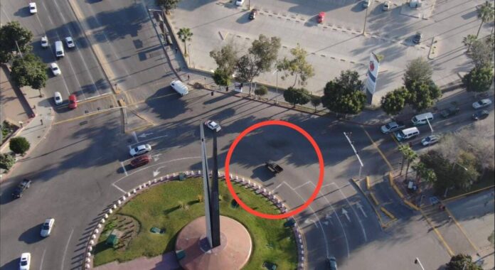 Vehículo robado identificado con dron Vehículo robado identificado con dron