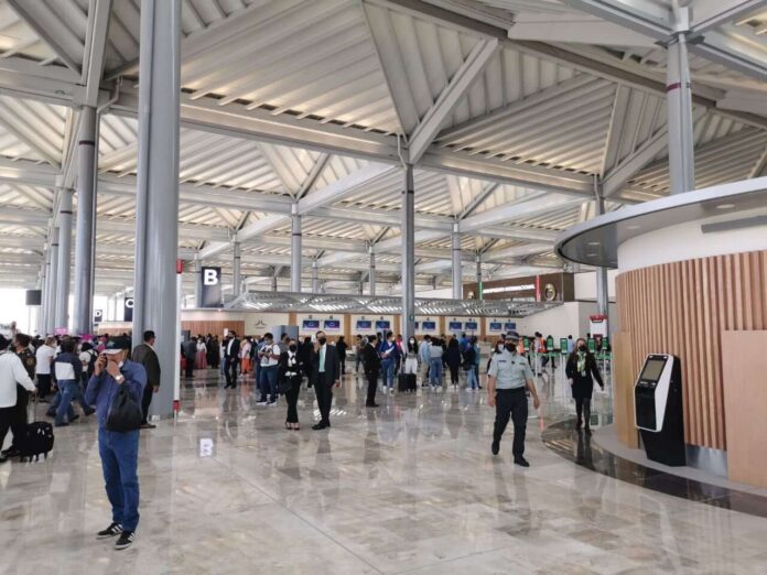 Llegó primer vuelo al aeropuerto Felipe Ángeles