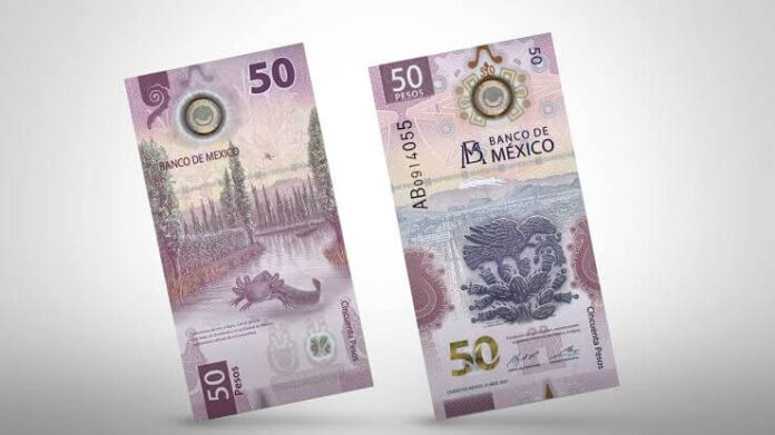 Billete de 50 pesos mexicano