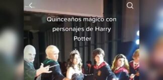 VIDEO: Hizo su fiesta de XV años al estilo Harry Potter. Celebra XV años al estilo Harry Potter