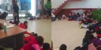 VIDEO: Enseñan a niños a actuar ante una balacera en curso de verano. Enseñan a niños a actuar ante una balacera en curso de verano