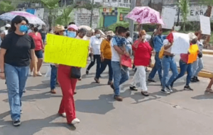 Protesta en Oaxaca por muerte de mujer